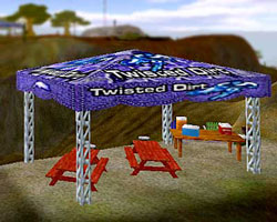 3D tent model